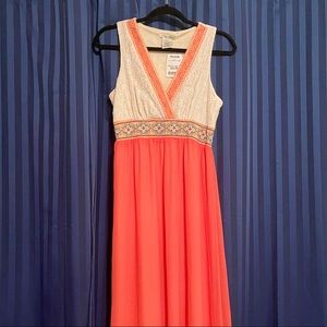 Maxi Occasion Photoshoot Lace Pink Summer Dress